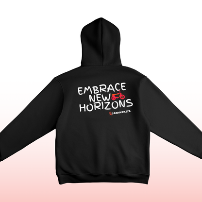 Black Embrace New Horizons Hoodie