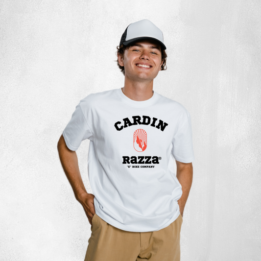 white Cardin Razza Tee